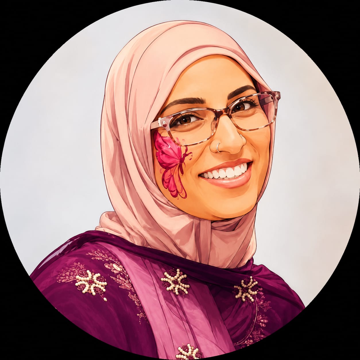 Unplanned Wings — Butterfly Face Paint